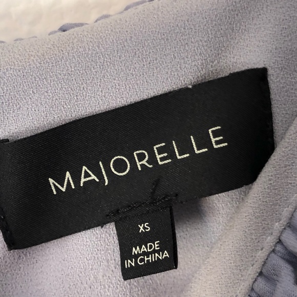 Majorelle Cold Shoulder Ruffle Gown Maxi Dress XS - Picture 10 of 13